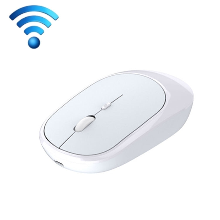 M030 4 Keys 1600DPI Laptop Office Mute Mouse, Style: Wireless (White) by buy2fix