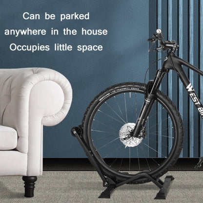 WEST BIKING Portable Bicycle Parking Display Stand(Black) by WEST BIKING