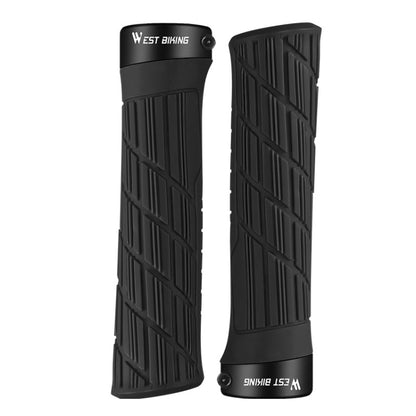 WEST BIKING Bicycle Anti-Skid And Shock-Absorbing Comfortable Grip Cover(Black) by WEST BIKING