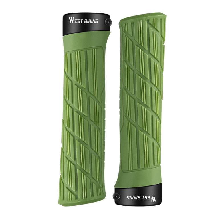 WEST BIKING Bicycle Anti-Skid And Shock-Absorbing Comfortable Grip Cover(Ink) by WEST BIKING