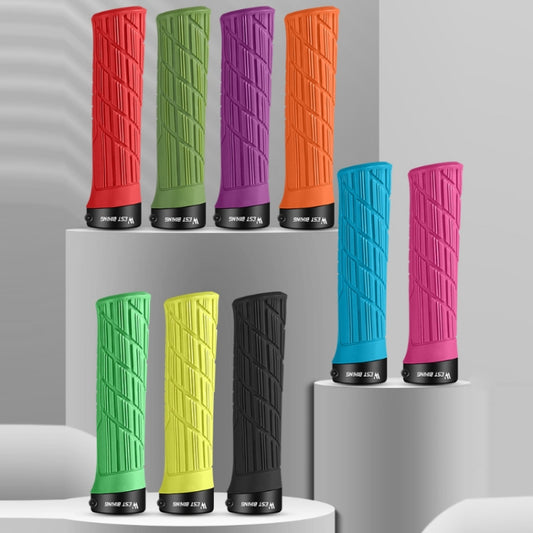 WEST BIKING Bicycle Anti-Skid And Shock-Absorbing Comfortable Grip Cover(Ink) by WEST BIKING