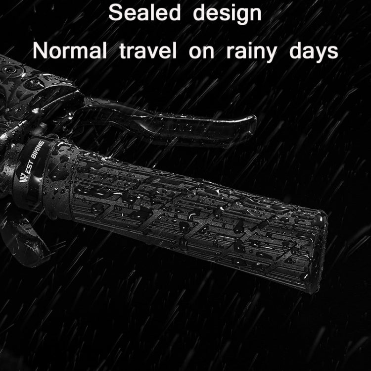 WEST BIKING Bicycle Anti-Skid And Shock-Absorbing Comfortable Grip Cover(Purple) by WEST BIKING