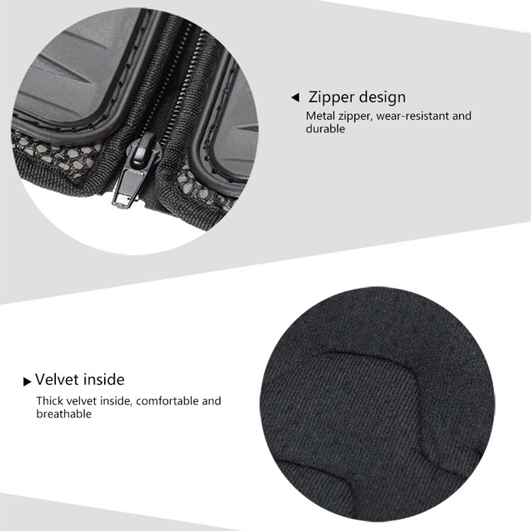 GHOST RACING Motorcycle Protective Gear Children Safety Riding Sport Vest + Knee Pads + Elbow Pads Protective Suit(Black) - Protective Gear by GHOST RACING | Online Shopping UK | buy2fix
