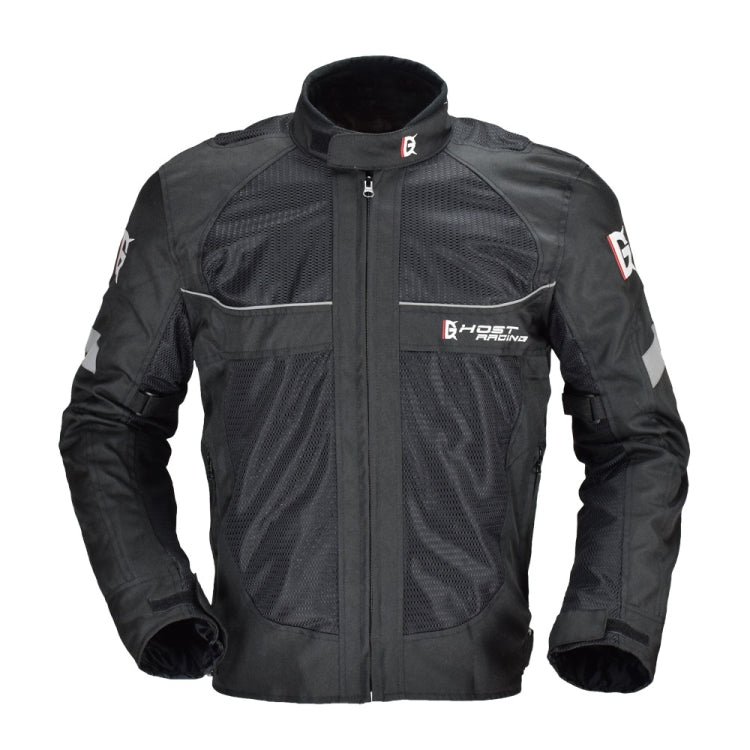 GHOST RACING GR-Y05 Motorcycle Cycling Cloth Men Knight Racing Jacket Keep Warm Anti-Fall Locomotive Off-Road Suit, Size: M(Black) - Protective Gear by GHOST RACING | Online Shopping UK | buy2fix