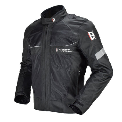 GHOST RACING GR-Y05 Motorcycle Cycling Cloth Men Knight Racing Jacket Keep Warm Anti-Fall Locomotive Off-Road Suit, Size: L(Black) - Protective Gear by GHOST RACING | Online Shopping UK | buy2fix