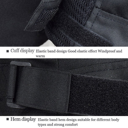 GHOST RACING GR-Y05 Motorcycle Cycling Cloth Men Knight Racing Jacket Keep Warm Anti-Fall Locomotive Off-Road Suit, Size: M(Black) - Protective Gear by GHOST RACING | Online Shopping UK | buy2fix