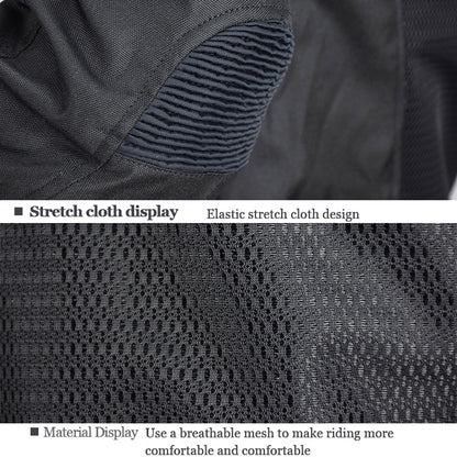 GHOST RACING GR-Y05 Motorcycle Cycling Cloth Men Knight Racing Jacket Keep Warm Anti-Fall Locomotive Off-Road Suit, Size: M(Black) - Protective Gear by GHOST RACING | Online Shopping UK | buy2fix