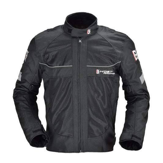 GHOST RACING GR-Y05 Motorcycle Cycling Cloth Men Knight Racing Jacket Keep Warm Anti-Fall Locomotive Off-Road Suit, Size: XXL(Black) - Protective Gear by GHOST RACING | Online Shopping UK | buy2fix