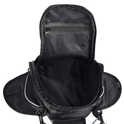 GHOST RACING GR-YXB08 Motorcycle Bag Touch Navigation Fuel Tank Package Dust Waist Bag(Without Magnet (Black)) - Bags & Luggages by GHOST RACING | Online Shopping UK | buy2fix