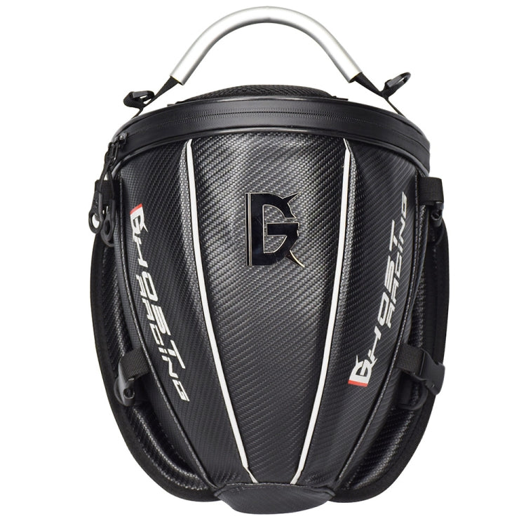 GHOST RACING GR-CWB04 Motorcycle Riding Bag Locomotive Back Bag(Black) - Bags & Luggages by GHOST RACING | Online Shopping UK | buy2fix