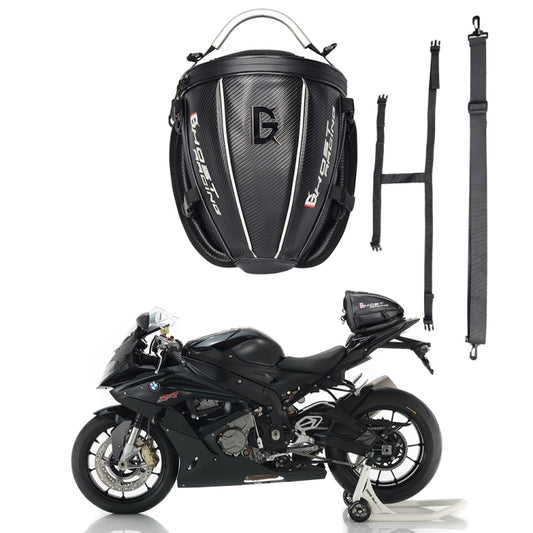 GHOST RACING GR-CWB04 Motorcycle Riding Bag Locomotive Back Bag(Black) - Bags & Luggages by GHOST RACING | Online Shopping UK | buy2fix