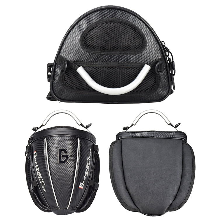 GHOST RACING GR-CWB04 Motorcycle Riding Bag Locomotive Back Bag(Black) - Bags & Luggages by GHOST RACING | Online Shopping UK | buy2fix