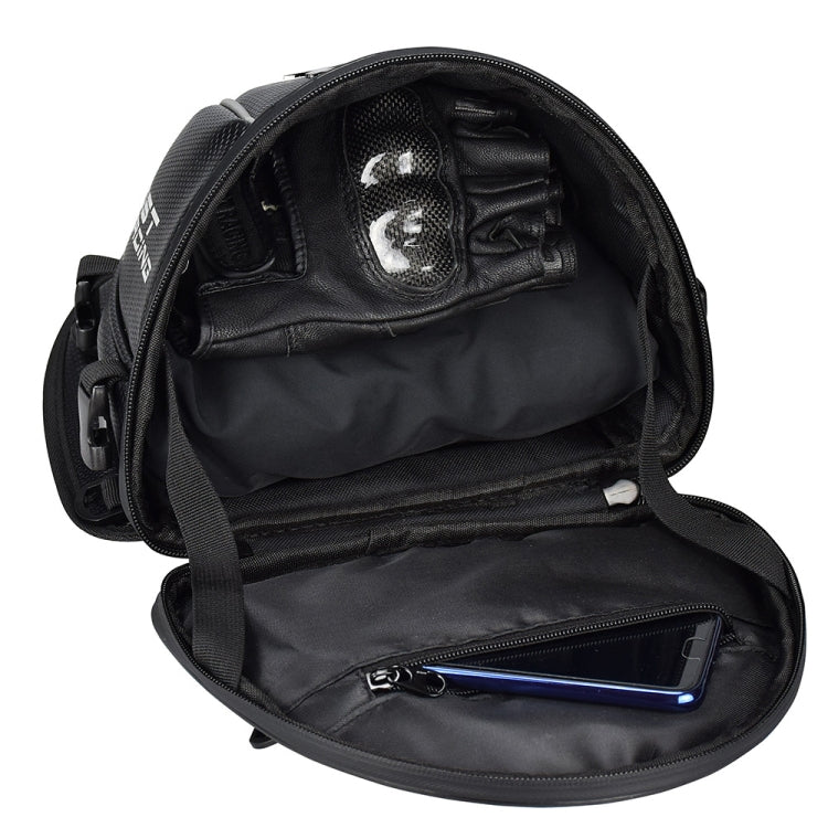 GHOST RACING GR-CWB04 Motorcycle Riding Bag Locomotive Back Bag(Black) - Bags & Luggages by GHOST RACING | Online Shopping UK | buy2fix