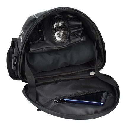 GHOST RACING GR-CWB04 Motorcycle Riding Bag Locomotive Back Bag(Black) - Bags & Luggages by GHOST RACING | Online Shopping UK | buy2fix