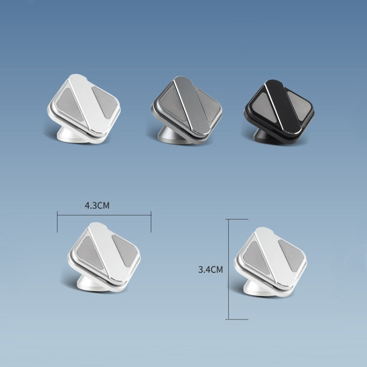 Aluminum Alloy Car Mobile Phone Bracket Portable Phone Desktop Folding Frame(Black) by buy2fix