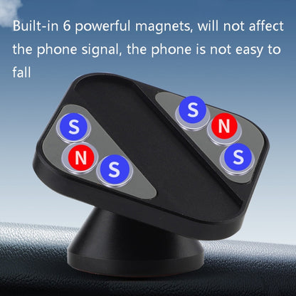 Aluminum Alloy Car Mobile Phone Bracket Portable Phone Desktop Folding Frame(Black) by buy2fix