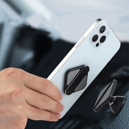 Aluminum Alloy Car Mobile Phone Bracket Portable Phone Desktop Folding Frame(Black) by buy2fix