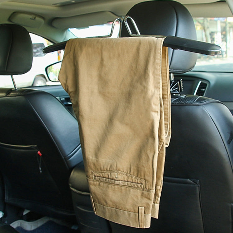 Automobile Stainless Steel Retractable Drying Rack Suit Hanger, Colour: Black by buy2fix