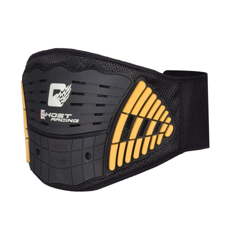 GHOST RACING GR-HY01 Motorcycle Waist Cycling Protective Gear Locomotive Anti-Fall Ski Bunch Waist Belt, Size: One Size(Yellow) - Protective Gear by GHOST RACING | Online Shopping UK | buy2fix