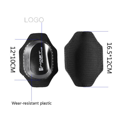 GHOST RACING GR-MB01 Motorcycle Protective Gear Knee Protective Abrasion(Black) - Protective Gear by GHOST RACING | Online Shopping UK | buy2fix