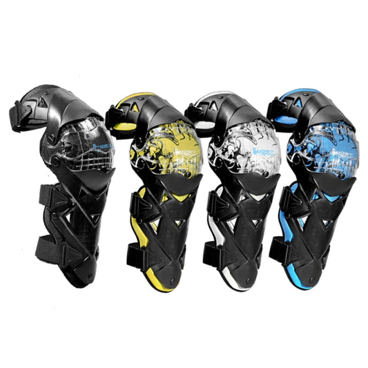 GHOST RACING GR-HX05 Motorcycle Riding Protective Gear Keep Warm Anti-Wind Anti-Fall Locomotive Knee Pad(Yellow) - Protective Gear by GHOST RACING | Online Shopping UK | buy2fix