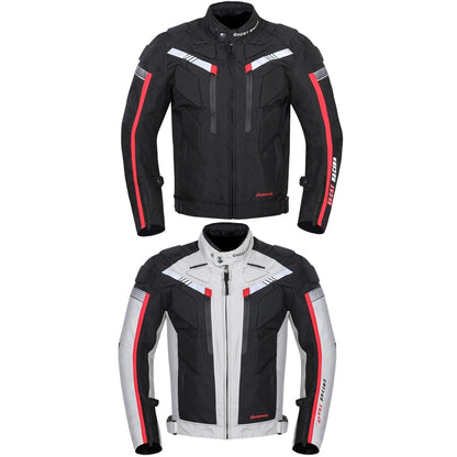 GHOST RACING GR-Y07 Motorcycle Cycling Jacket Four Seasons Locomotive Racing Anti-Fall Cloth, Size: XXXL(Black) - Protective Gear by GHOST RACING | Online Shopping UK | buy2fix