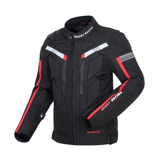 GHOST RACING GR-Y07 Motorcycle Cycling Jacket Four Seasons Locomotive Racing Anti-Fall Cloth, Size: XXXXXL(Black) - Protective Gear by GHOST RACING | Online Shopping UK | buy2fix