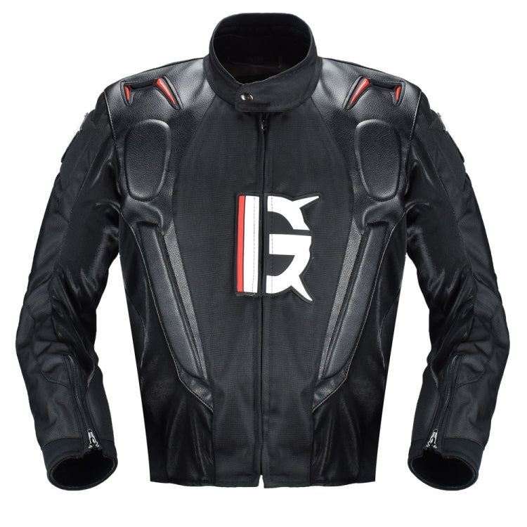 GHOST RACING GR-Y09 Motorcycle Four Seasons Racing Suit Locomotive Riding Anti-Fall Rally Suit, Size: XXL(Black) - Protective Gear by GHOST RACING | Online Shopping UK | buy2fix