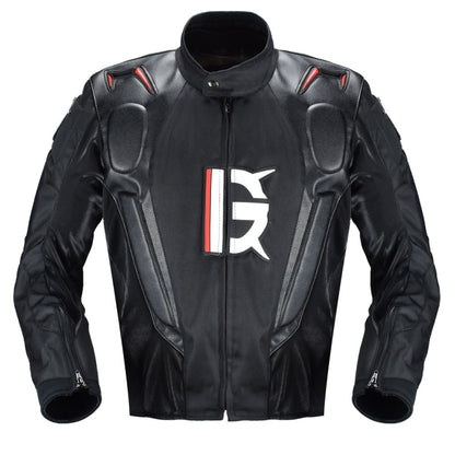 GHOST RACING GR-Y09 Motorcycle Four Seasons Racing Suit Locomotive Riding Anti-Fall Rally Suit, Size: XXL(Black) - Protective Gear by GHOST RACING | Online Shopping UK | buy2fix