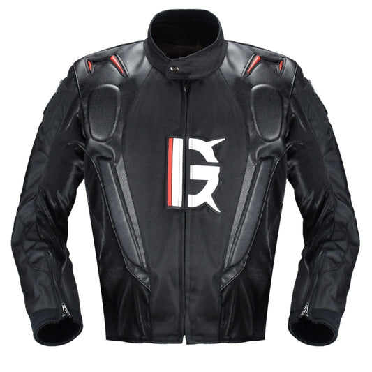 GHOST RACING GR-Y09 Motorcycle Four Seasons Racing Suit Locomotive Riding Anti-Fall Rally Suit, Size: XXL(Black) - Protective Gear by GHOST RACING | Online Shopping UK | buy2fix