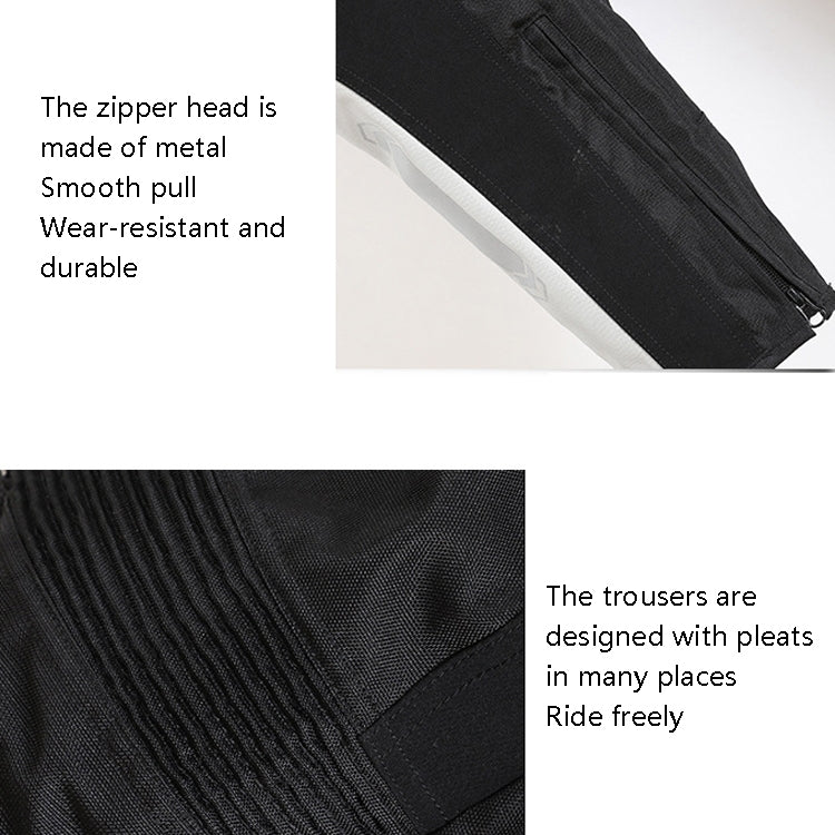 GHOST RACING GR-K06 Motorcycle Riding Trousers Racing Motorcycle Anti-Fall Windproof Keep Warm Pants, Size: XXL(Black) - Protective Gear by GHOST RACING | Online Shopping UK | buy2fix