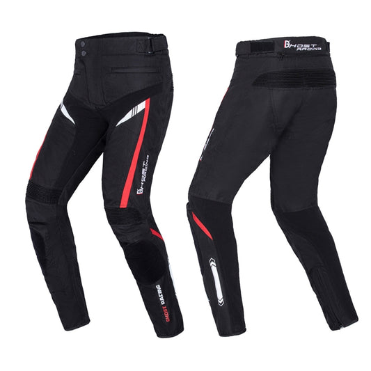 GHOST RACING GR-K06 Motorcycle Riding Trousers Racing Motorcycle Anti-Fall Windproof Keep Warm Pants, Size: XXXXL(Black) - Protective Gear by GHOST RACING | Online Shopping UK | buy2fix