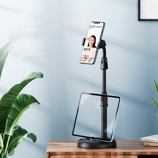 Cat Claw Telescopic Mobile Phone Holder Multifunctional Desktop Live Lazy Bracket(Mysterious Black) - Stand by buy2fix | Online Shopping UK | buy2fix