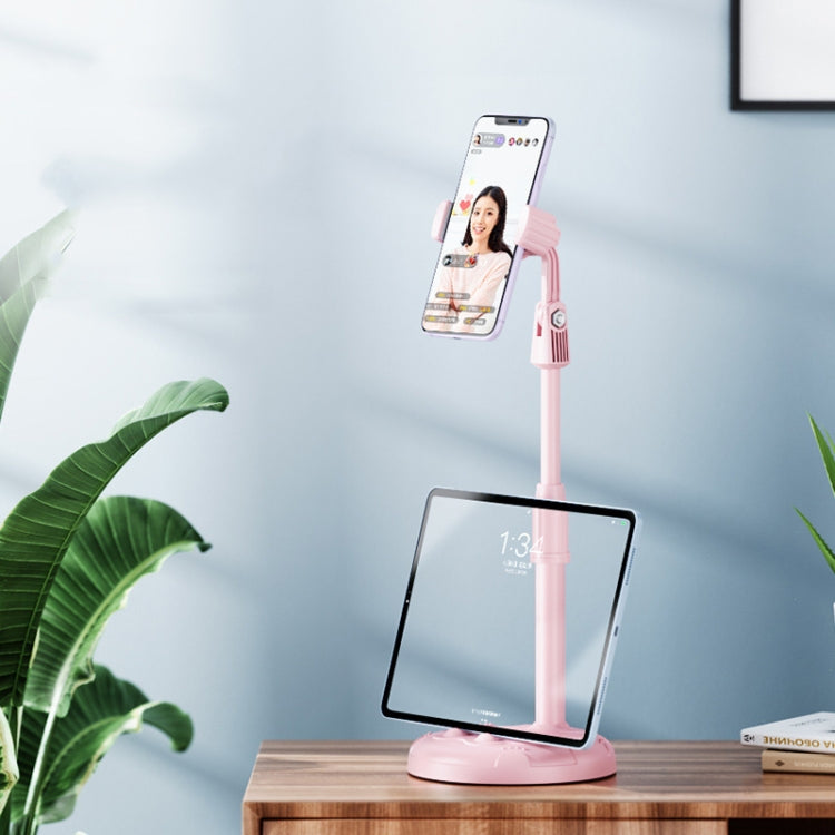 Cat Claw Telescopic Mobile Phone Holder Multifunctional Desktop Live Lazy Bracket(Cherry Pink) - Stand by buy2fix | Online Shopping UK | buy2fix
