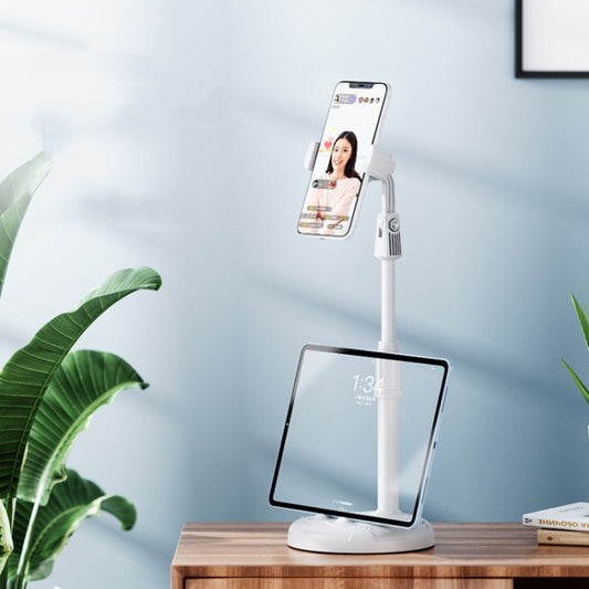 Cat Claw Telescopic Mobile Phone Holder Multifunctional Desktop Live Lazy Bracket(Snow White) - Stand by buy2fix | Online Shopping UK | buy2fix