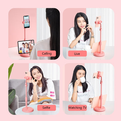 Cat Claw Telescopic Mobile Phone Holder Multifunctional Desktop Live Lazy Bracket(Cherry Pink) - Stand by buy2fix | Online Shopping UK | buy2fix