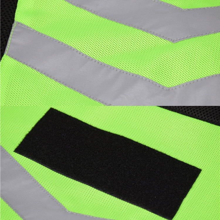 GHOST RACING GR-Y06 Motorcycle Riding Vest Safety Reflective Vest, Size: XXXL(Fluorescent Green) - Protective Gear by GHOST RACING | Online Shopping UK | buy2fix
