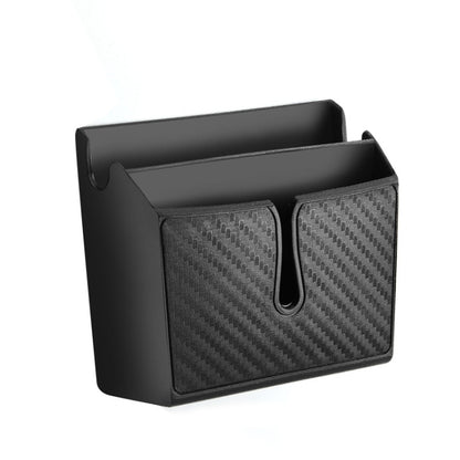 DM-020 Car Sticky Carbon Fiber Storage Bag Car Mobile Phone Storage Box Small by buy2fix