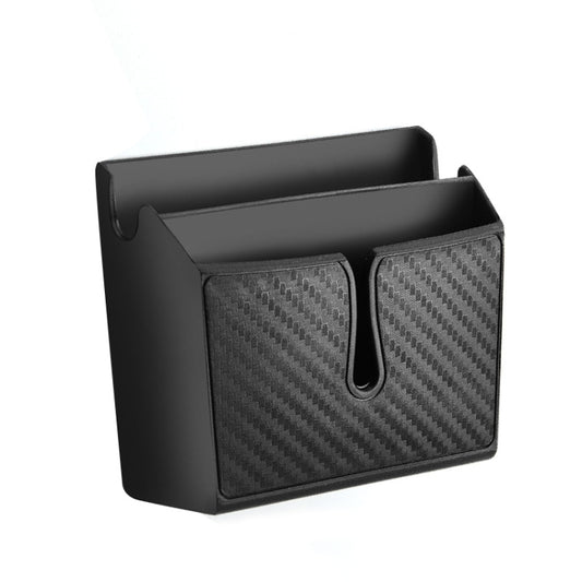 DM-020 Car Sticky Carbon Fiber Storage Bag Car Mobile Phone Storage Box Small by buy2fix