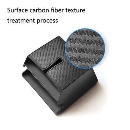 DM-020 Car Sticky Carbon Fiber Storage Bag Car Mobile Phone Storage Box Small by buy2fix