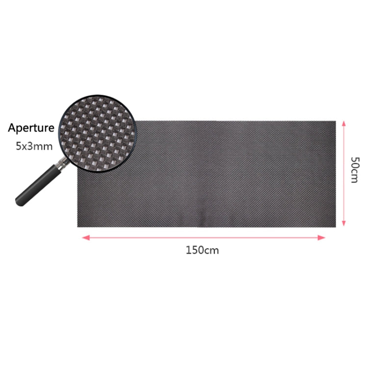 2 PCS DM-1505 PVC Foam Car Anti-slip Mat Home Car Use Bridge Trunk Non-slip Mat(Black) by buy2fix