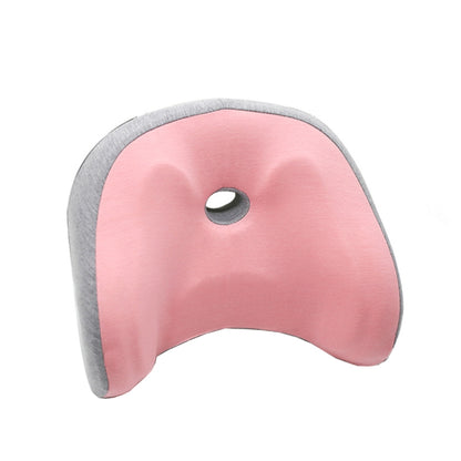 Children Car Head Pillow Car Interior Supplies Travel Sleep Adjustable U-Type Memory Cotton Neck Pillow(Pink) by buy2fix
