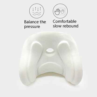 Children Car Head Pillow Car Interior Supplies Travel Sleep Adjustable U-Type Memory Cotton Neck Pillow(Matcha Green) by buy2fix