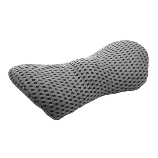 Car Supplies Lumbar Support Memory Foam Car Backrest Lumbar Cushion Seat Cushion Lumbar Pillow, Colour: 4D Grid Dark Gray - Seat Accessories by buy2fix | Online Shopping UK | buy2fix