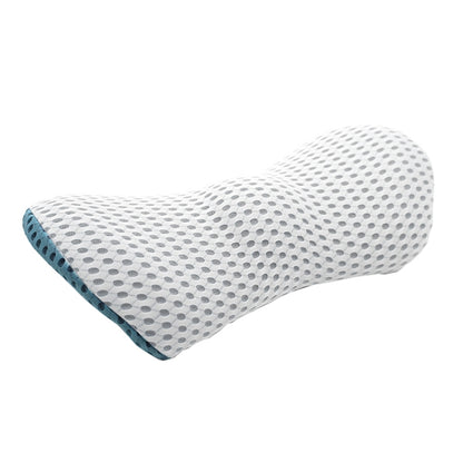 Car Supplies Lumbar Support Memory Foam Car Backrest Lumbar Cushion Seat Cushion Lumbar Pillow, Colour: Blue+Light Gray - Seat Accessories by buy2fix | Online Shopping UK | buy2fix