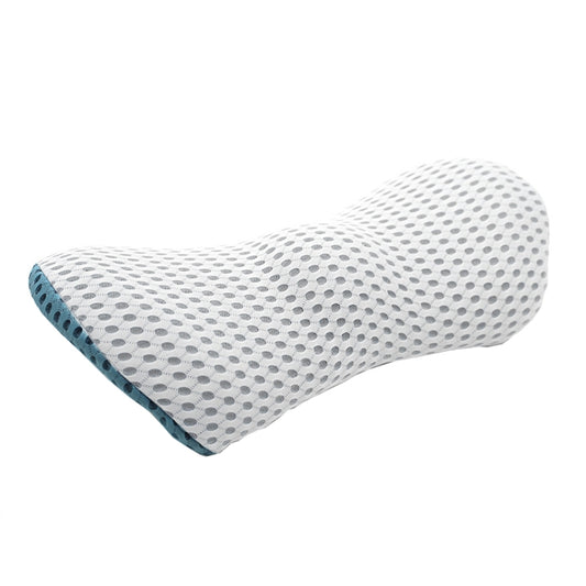 Car Supplies Lumbar Support Memory Foam Car Backrest Lumbar Cushion Seat Cushion Lumbar Pillow, Colour: Blue+Light Gray - Seat Accessories by buy2fix | Online Shopping UK | buy2fix