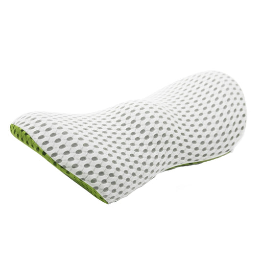 Car Supplies Lumbar Support Memory Foam Car Backrest Lumbar Cushion Seat Cushion Lumbar Pillow, Colour: Green+Light Gray - Seat Accessories by buy2fix | Online Shopping UK | buy2fix