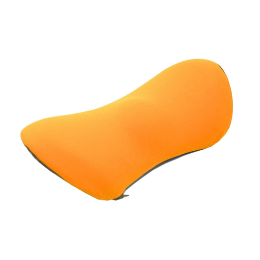 Car Supplies Lumbar Support Memory Foam Car Backrest Lumbar Cushion Seat Cushion Lumbar Pillow, Colour: Orange+Dark Gray by buy2fix