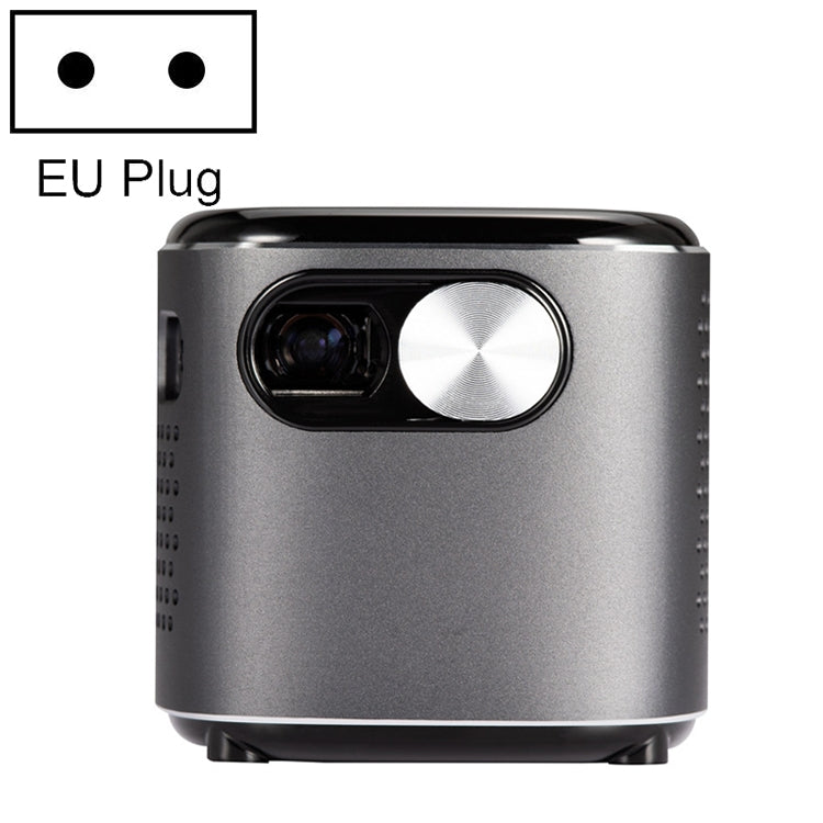 D048B 2.4G/5G WiFi Mini Smart Touch Bluetooth Projector Portable HD Phone Projector(EU Plug) - Mini Projector by buy2fix | Online Shopping UK | buy2fix