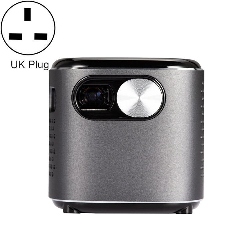 D048B 2.4G/5G WiFi Mini Smart Touch Bluetooth Projector Portable HD Phone Projector(UK Plug) - Mini Projector by buy2fix | Online Shopping UK | buy2fix
